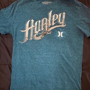 Men’s medium soft material !! Hurley Teal Graphic Tee